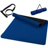 Yoga saltea de fitness 190 × 100 x 0,6 cm marin