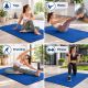 Saltea yoga antiderapantă TPE 190x100x0,6 cm albastru închis