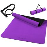 Yoga covoraș de fitness 190 × 100 x 0,6 cm violet