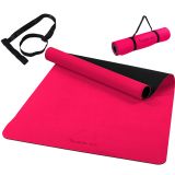 Saltea de fitness yoga 190 × 100 × 0,6 cm roz