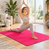 Saltea de fitness yoga 190 × 100 × 0,6 cm roz