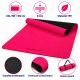 Saltea de fitness yoga 190 × 100 × 0,6 cm roz