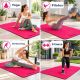 Saltea de fitness yoga 190 × 100 × 0,6 cm roz
