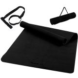 Covor de exerciții yoga MOVIT, 190 x 100 cm, negru