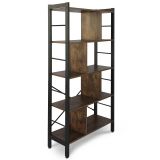 Miadomodo Bibliotecă în stil retro, 79 x 30 x 155 cm