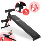 Physionics Bancă de fitness înclinată, 32 x 123 x 63 cm