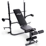 Physionics Bancă multifuncțională, negru 18 kg