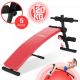 Physionics Bancă înclinată pentru întărire - roșu