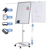 Jago Flipchart cu bază rotundă - 60 x 90 cm