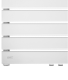 AQUAMARIN Radiator vertical de baie 1200 x 600 mm, alb