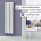 AQUAMARIN Radiator vertical 1600 x 452 x 52 mm, alb