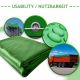 Prelată impermeabilă verde 5x6 m, 650g/m², rezistentă UV