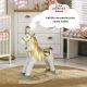 Balansoar Unicorn Infantastic, 84x31x76 cm, aur