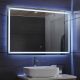 Aquamarin Oglindă de baie cu iluminare LED, 120 x 80 cm