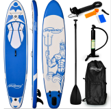 Physionics Placă cu vâsle gonflabilă + accesorii, 305 cm