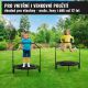 Physionics Fitness trambulina 101 cm, până la 150 kg, verde
