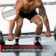 Bară fitness cromată 120 cm, 100 kg, prindere antiderapantă,
