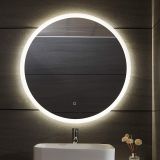 Aquamarin Oglindă LED pentru baie rotundă - 80 cm