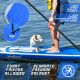 Physionics Paddleboard gonflabil, 320 x 80 x 15 cm, albastru