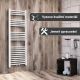 AQUAMARIN Radiator vertical pentru baie 140 x 60 cm, alb