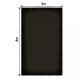 JAGO Tarpaulin 650 g/m², cu ochiuri de aluminiu, negru, 5 x