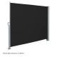 JAGO Paravan lateral retractabil, 160 x 300 cm, negru