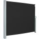 JAGO Paravan lateral retractabil, 160 x 300 cm, negru