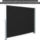 JAGO Paravan lateral extensibil, 180 x 300 cm, negru