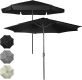 MIADOMODO Umbrelă cu mâner 250 cm, negru