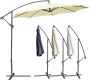 MIADOMODO Umbrelă pliabilă cu mâner, 300 cm, bej