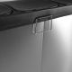 Coș de gunoi inox 45L cu 3 compartimente, pedale colorate