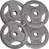 PHYSIONICS Set de discuri cu gantere 4 x 5 kg, fontă, 31 mm