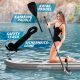 Paddleboard Anubis cu fereastră transparentă, 320x80x15 cm,