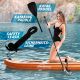 Paddleboard Bastet cu fereastră transparentă, 305x76x12 cm,