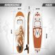 Paddleboard Anubis cu fereastră transparentă, set complet, 3