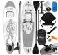 Paddleboard Anubis cu fereastră transparentă, set complet, 3