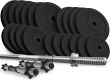 PHYSIONIC Set de haltere cu greutăți, încuietori stea 108 kg