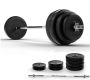 PHYSIONICS Set de haltere cu greutăți 165 cm, 60 kg