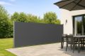 JAGO Paravan lateral retractabil, 200 x 500 cm, antracit
