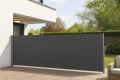 JAGO Paravan lateral extensibil, 180 x 500 cm, antracit