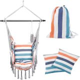 MIADOMODO Balansoar suspendat, cu dungi interior și exerior