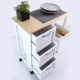 Anaterra Cărucior de bucătărie pe roți 67x37x84 cm