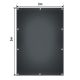 Prelată rezistentă 2x3 m, PVC, antracit, 650g/m², protecție
