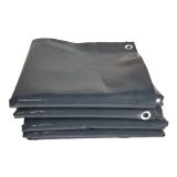 Prelată rezistentă la apă și UV, 4x7 m, antracit, universală