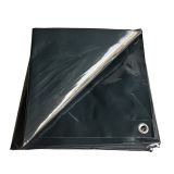 Prelată impermeabilă antracit 4x8 m, PVC, 650 g/m², rezisten