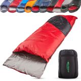 Sac de dormit izolat anaterra® Avontuur, 220x75 cm, roșu,