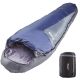 Sac de dormit ușor pentru camping, 230x82cm, 2 straturi, ală