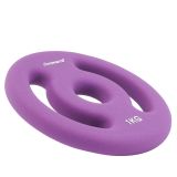 Discuri fitness neopren 2x1kg, violet, mâner, 30mm, ScSPORTS