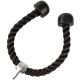 Accesoriu sală: coardă triceps, nylon, 68 cm, capete cauciuc