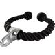 Accesoriu sală: coardă triceps, nylon, 68 cm, capete cauciuc
